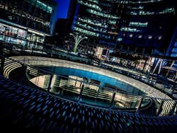 Piazza Gae Aulenti, nuit